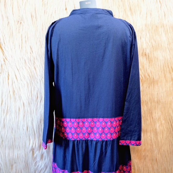 Printed Cotton Blend Indian Anarkali Kurta/Kurti - Picture 4 of 7